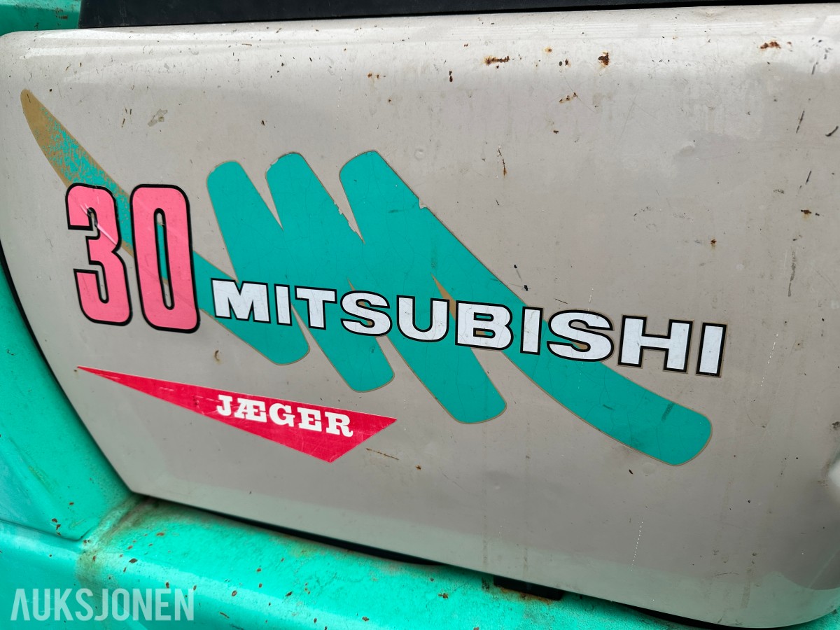 1997 Mitsubishi FD30CAP Gaffeltruck, 3 000 kg, 6 244 timer