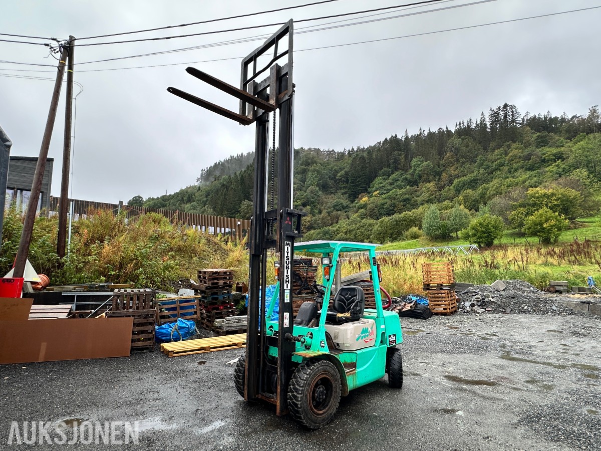 1997 Mitsubishi FD30CAP Gaffeltruck, 3 000 kg, 6 244 timer