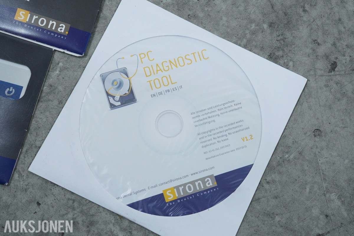 Sirona inEos X5 – dental 3D-laboratorieskanner med tilbehør