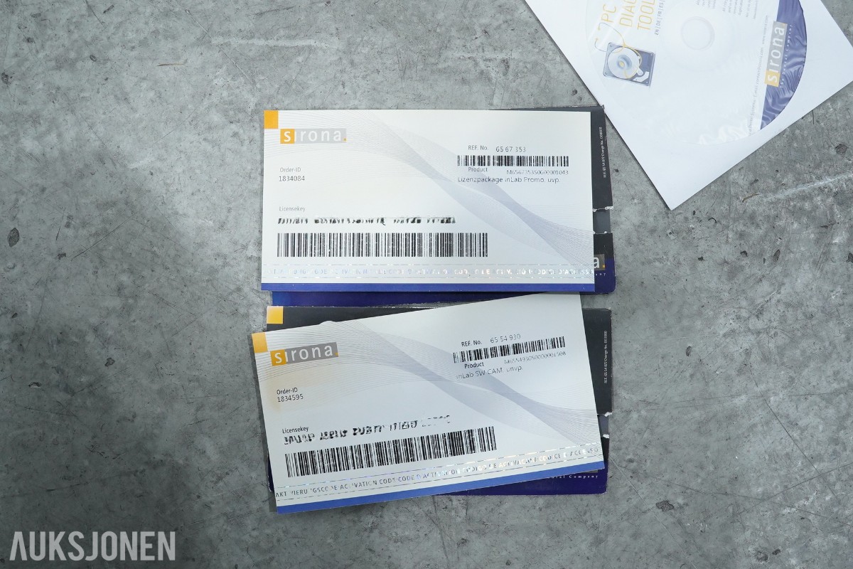 Sirona inEos X5 – dental 3D-laboratorieskanner med tilbehør