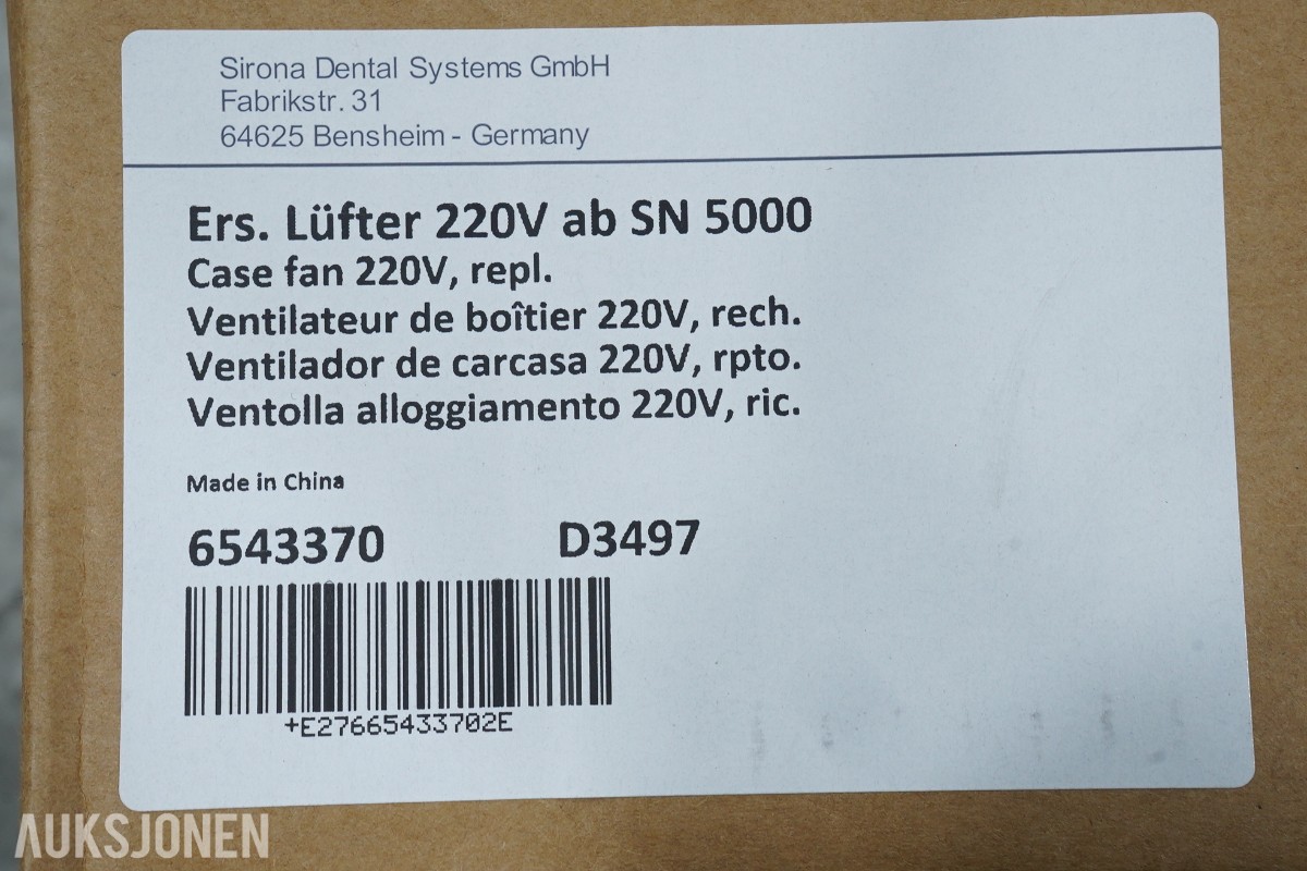 Sirona inFire HTC speed – sintringsovn for dentalteknikk