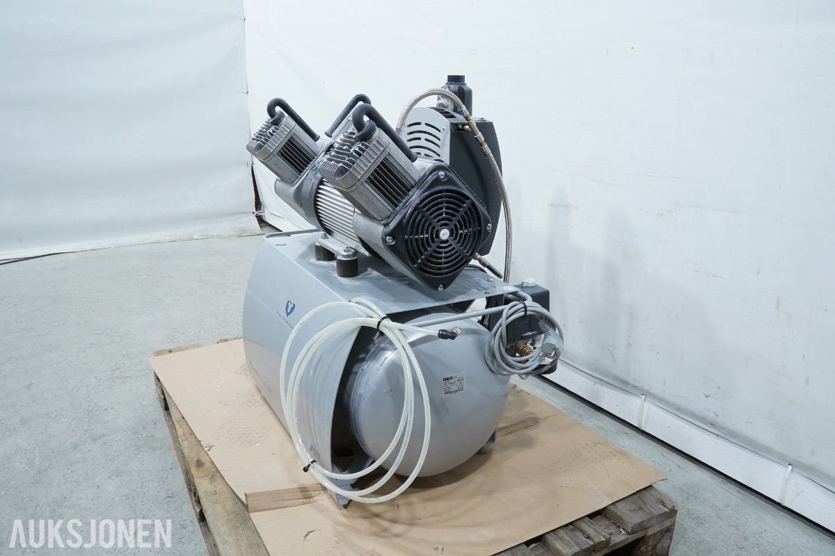 Dürr Dental Duo/Trio – oljefri dental kompressor med trykklufttank