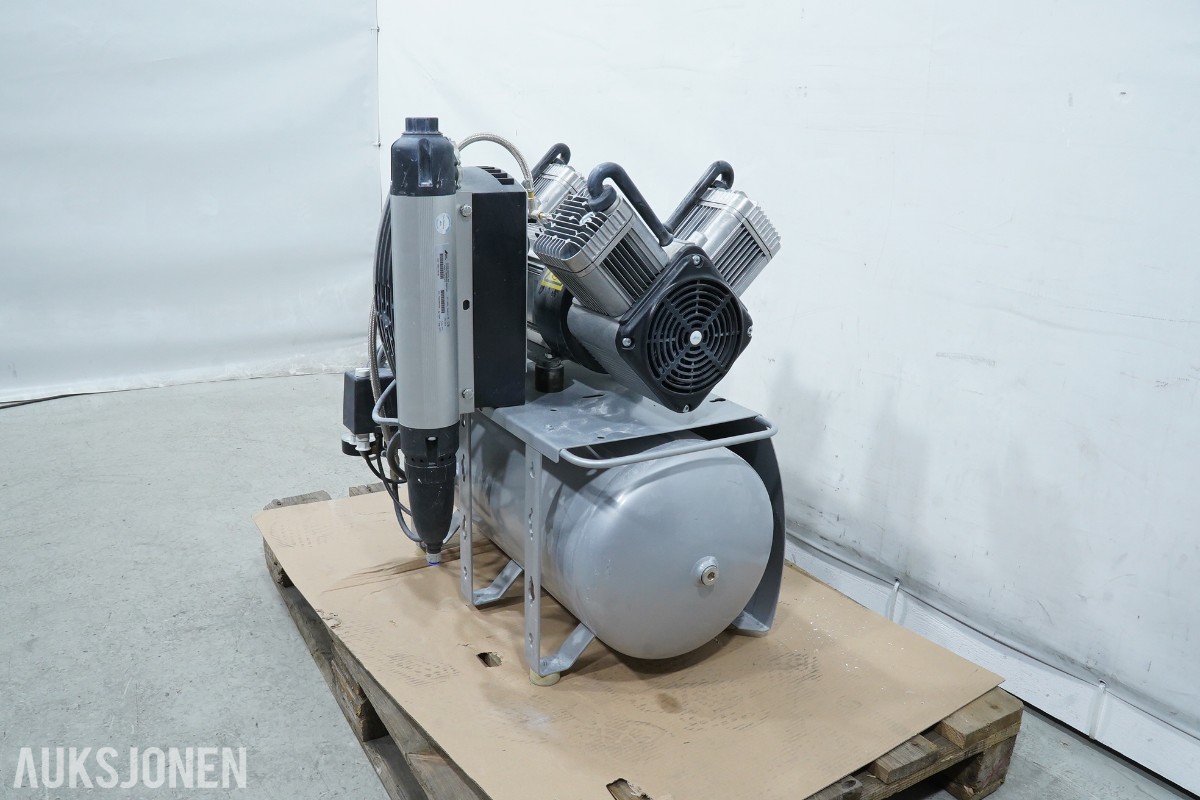 Dürr Dental Duo/Trio – oljefri dental kompressor med trykklufttank