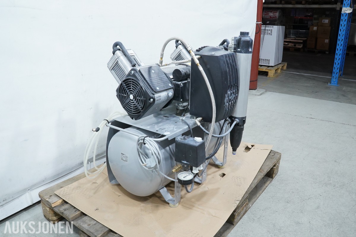 Dürr Dental Duo/Trio – oljefri dental kompressor med trykklufttank