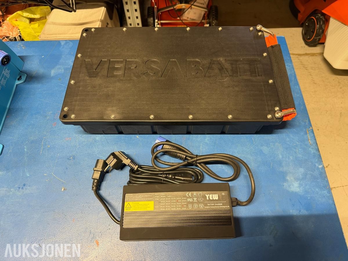 Versabatt batterier med lader - 5stk