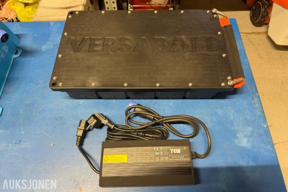 Versabatt batterier med lader - 5stk