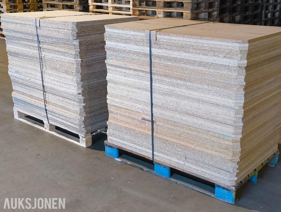100 stk. sponplater 120x80 cm – 20 mm – 2 paller