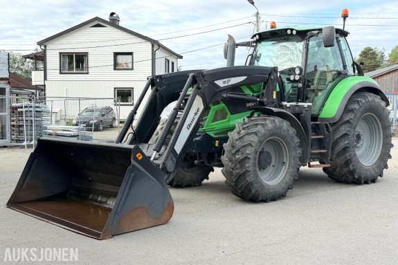 2017 Deutz Agrotron 6175 traktor med frontlaster - LS Hydraulikk ++