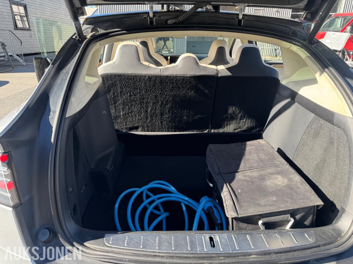 2018 Tesla Model X Long Range 5-seter, 184400km, Hengerfeste, Skinninteriør