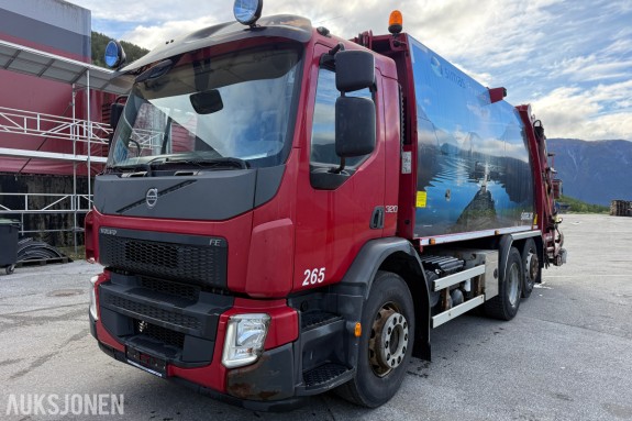 2015 Volvo FE 320 - Renovasjonsbil med bakkomprimering - Automatgir - Kilometerstand 202 504 km