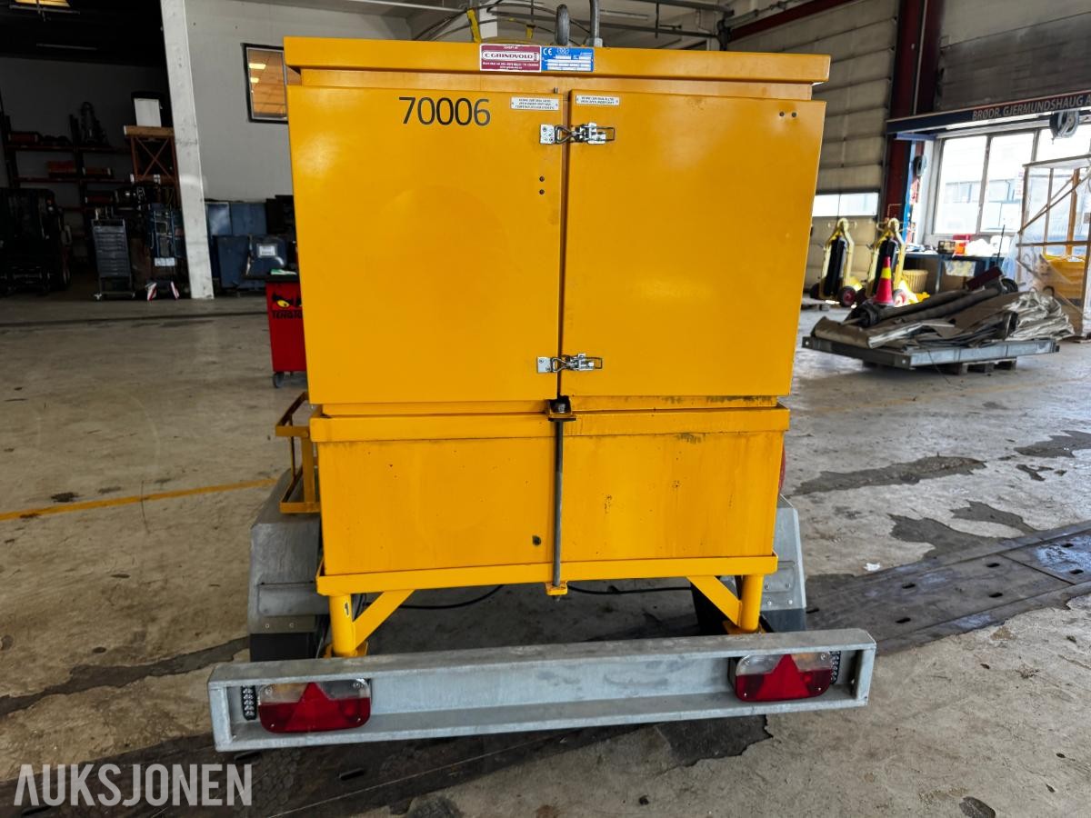 Bini 610-S damptiner med aggregat på Tysse understell.