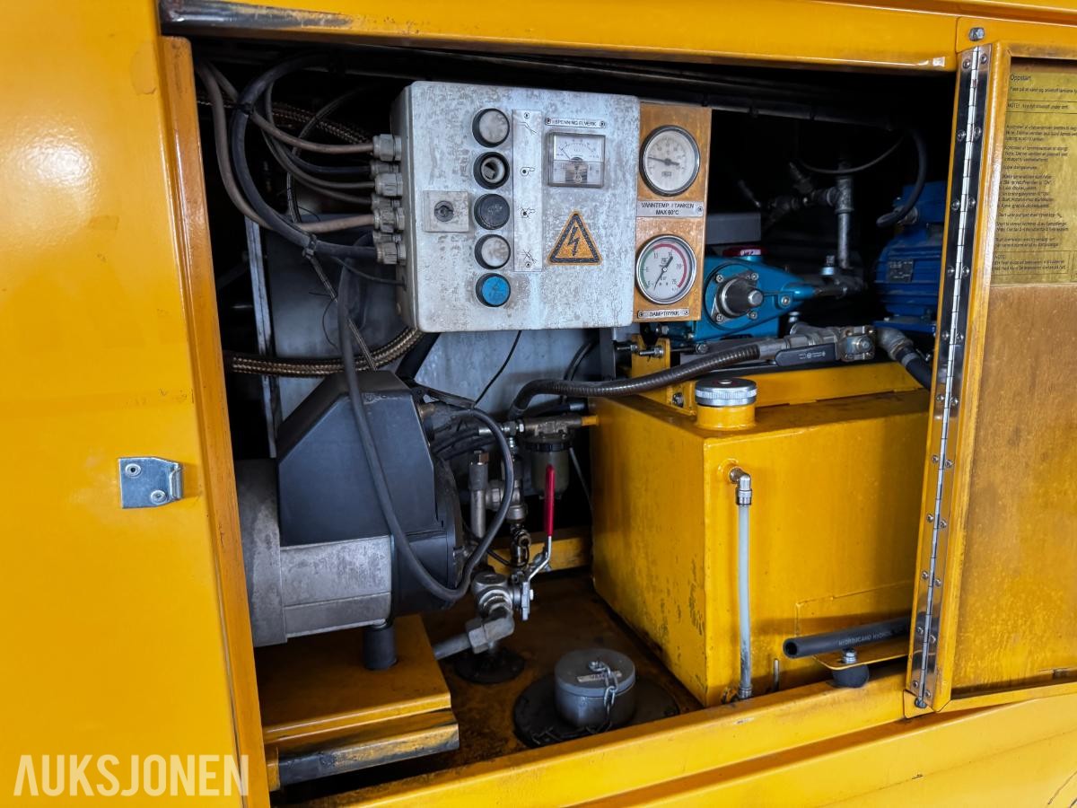 Bini 610-S damptiner med aggregat på Tysse understell.
