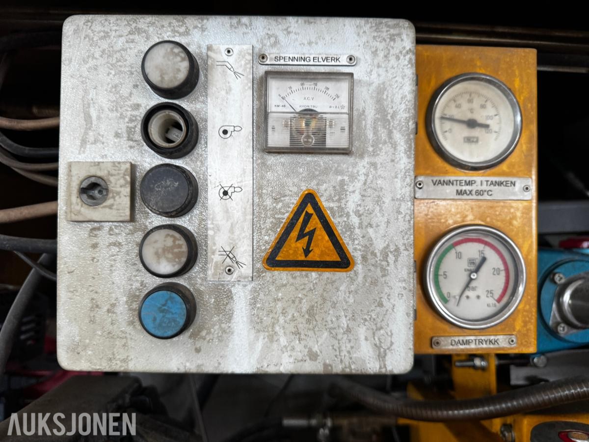 Bini 610-S damptiner med aggregat på Tysse understell.