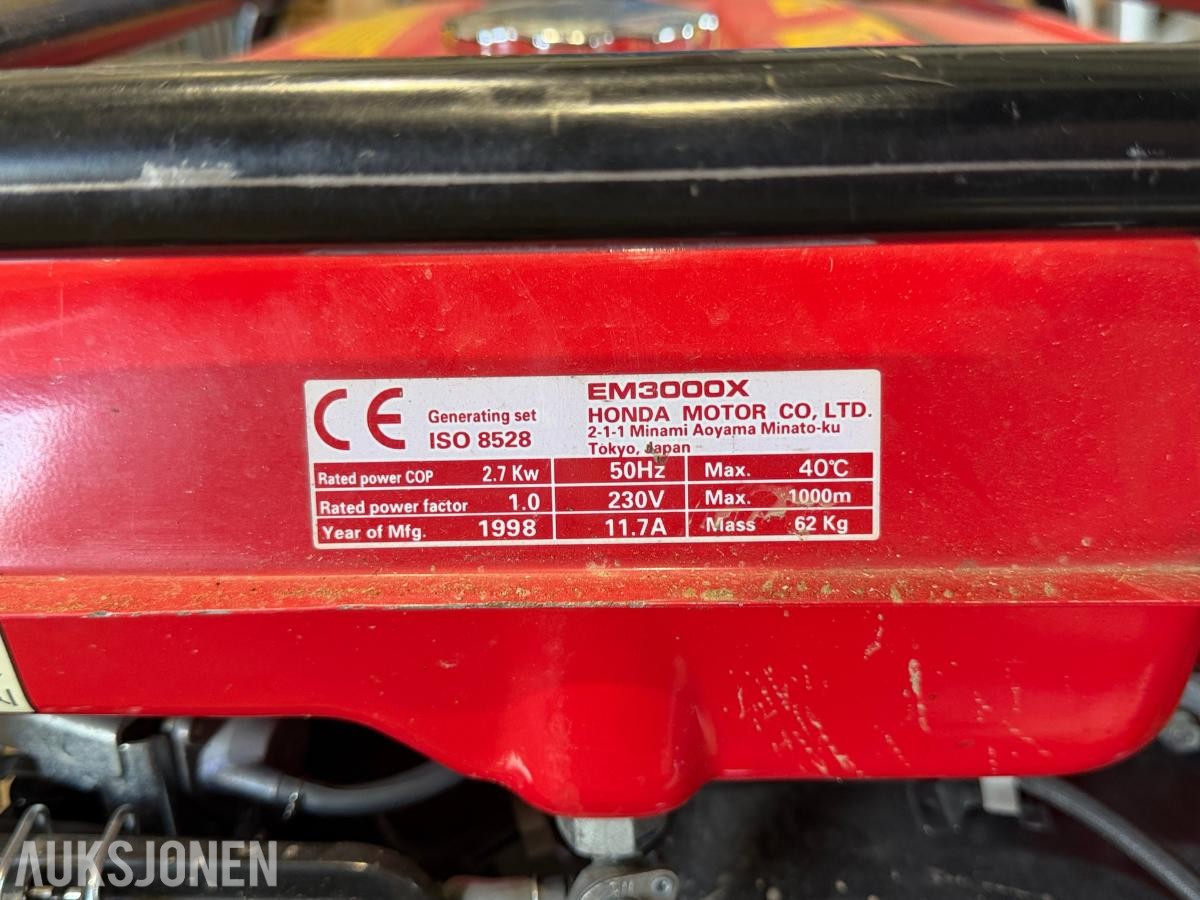 Honda EM3000X aggregat