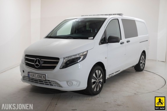 2020 Mercedes-Benz Vito V119 A2 4MATIC 190HK AUT HENGERFESTE VARMER LED CRUISE SKYVEDØRER