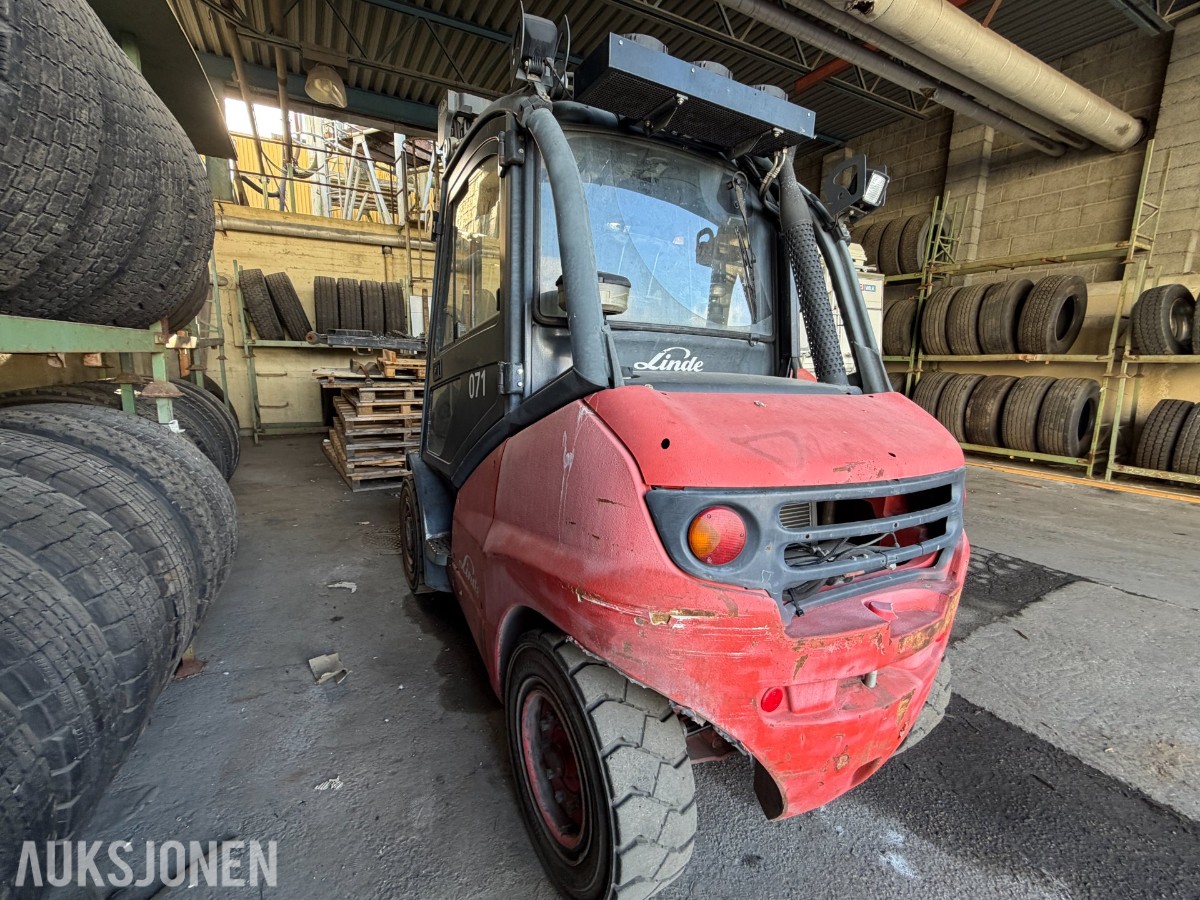 2007 Linde H40D motvektstruck, 4 000 kg løftekapasitet