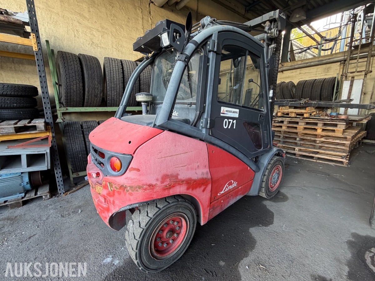 2007 Linde H40D motvektstruck, 4 000 kg løftekapasitet