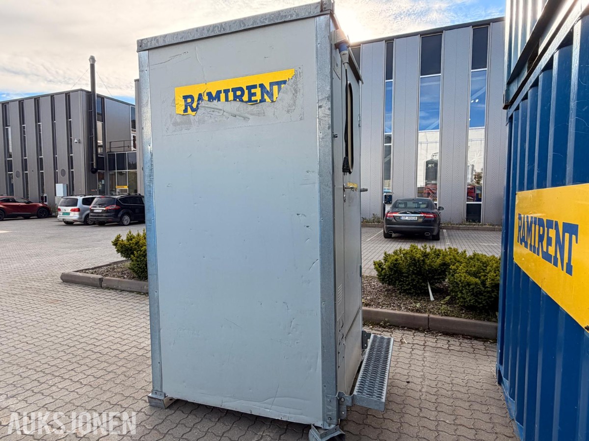 DANFO toalettkabin med servant, vanntank og varme