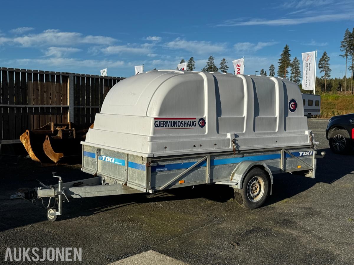 2019 Tiki tilhenger med tipp og plantopp
