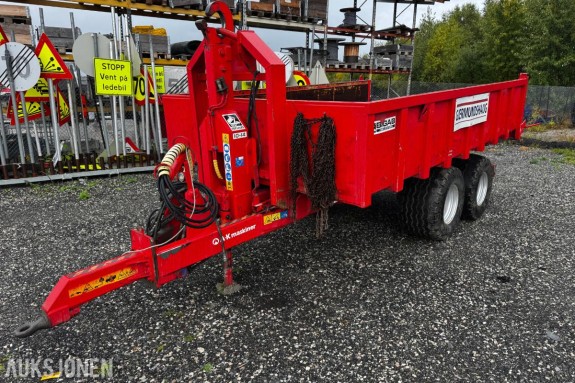 2016 Bigab Vv 10-14 Vv 10-14 krokhenger for traktor med maskinflak, dumperkasse