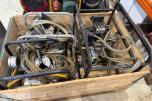 3 stk. pumper for boltetrekking med slanger og rammer