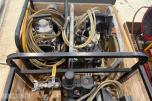3 stk. pumper for boltetrekking med slanger og rammer