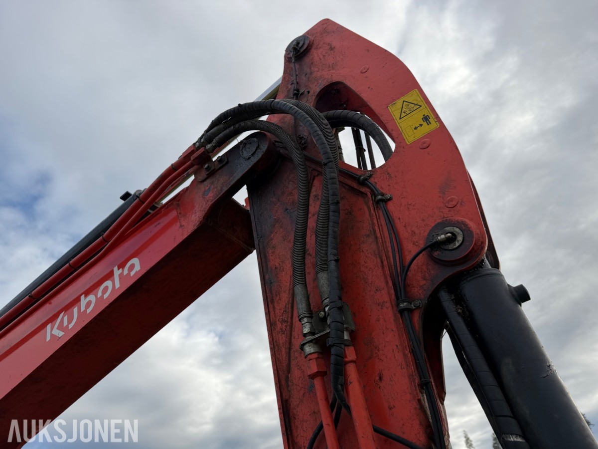 2021 mod. Kubota KX060-5, Engcon, sentralsmørning, 3329 timer ++