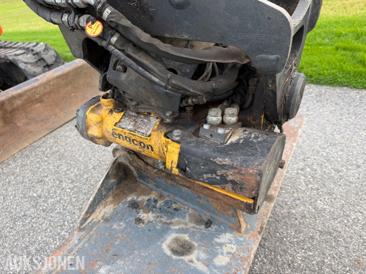 2021 mod. Kubota KX060-5, Engcon, sentralsmørning, 3329 timer ++