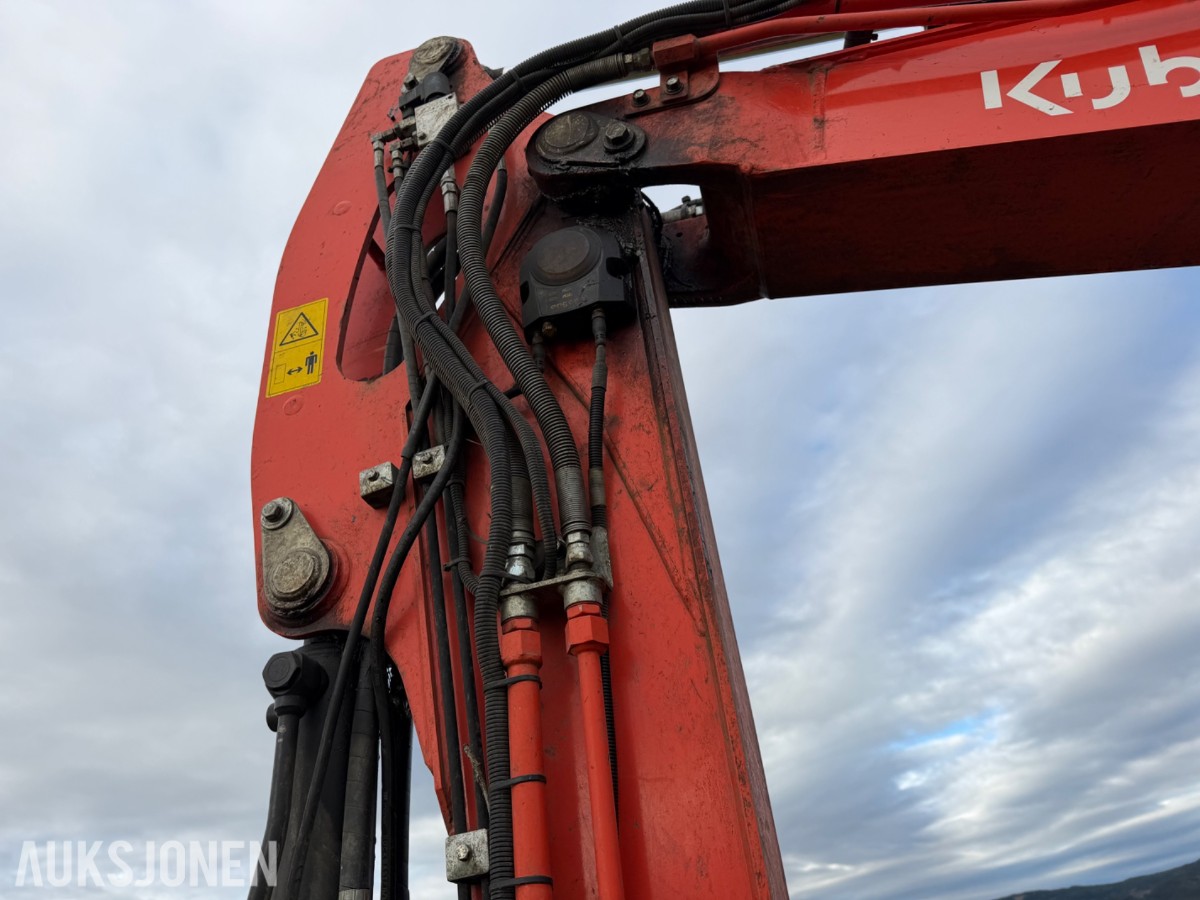 2021 mod. Kubota KX060-5, Engcon, sentralsmørning, 3329 timer ++