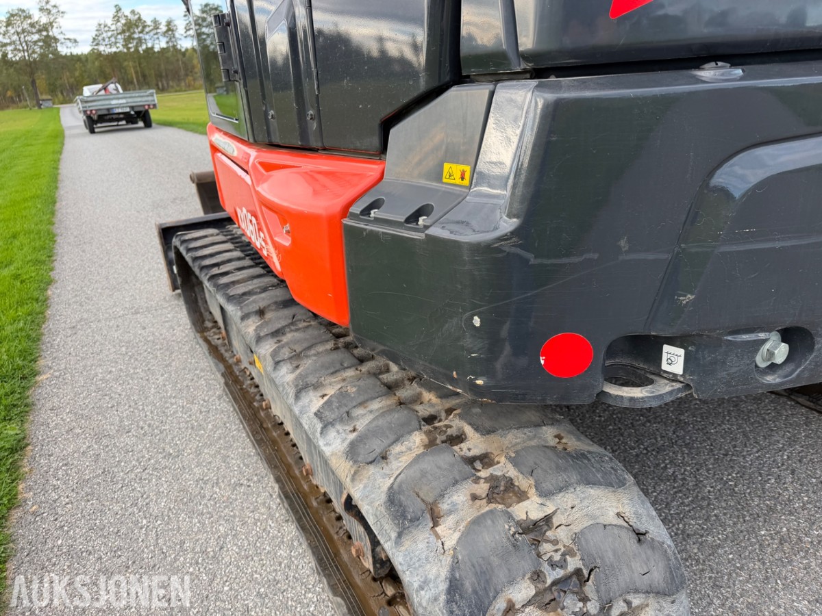 2021 mod. Kubota KX060-5, Engcon, sentralsmørning, 3329 timer ++