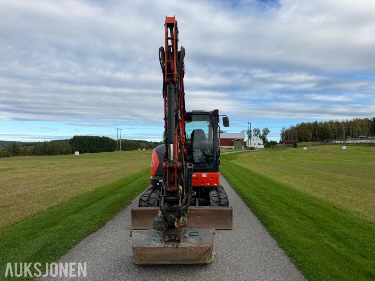 2021 mod. Kubota KX060-5, Engcon, sentralsmørning, 3329 timer ++