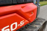 2021 mod. Kubota KX060-5, Engcon, sentralsmørning, 3329 timer ++