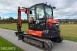 2021 mod. Kubota KX060-5, Engcon, sentralsmørning, 3329 timer ++