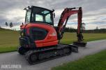 2021 mod. Kubota KX060-5, Engcon, sentralsmørning, 3329 timer ++