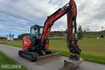 2021 mod. Kubota KX060-5, Engcon, sentralsmørning, 3329 timer ++