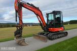 2021 mod. Kubota KX060-5, Engcon, sentralsmørning, 3329 timer ++