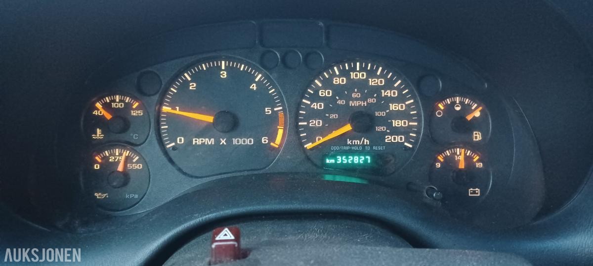 1999 Chevrolet Blazer 4.3-193 4X4, 352830km