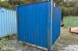 1992 Innredet 10 fots lagercontainer / verkstedcontainer med reoler og arbeidsbenk