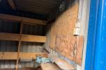 1992 Innredet 10 fots lagercontainer / verkstedcontainer med reoler og arbeidsbenk