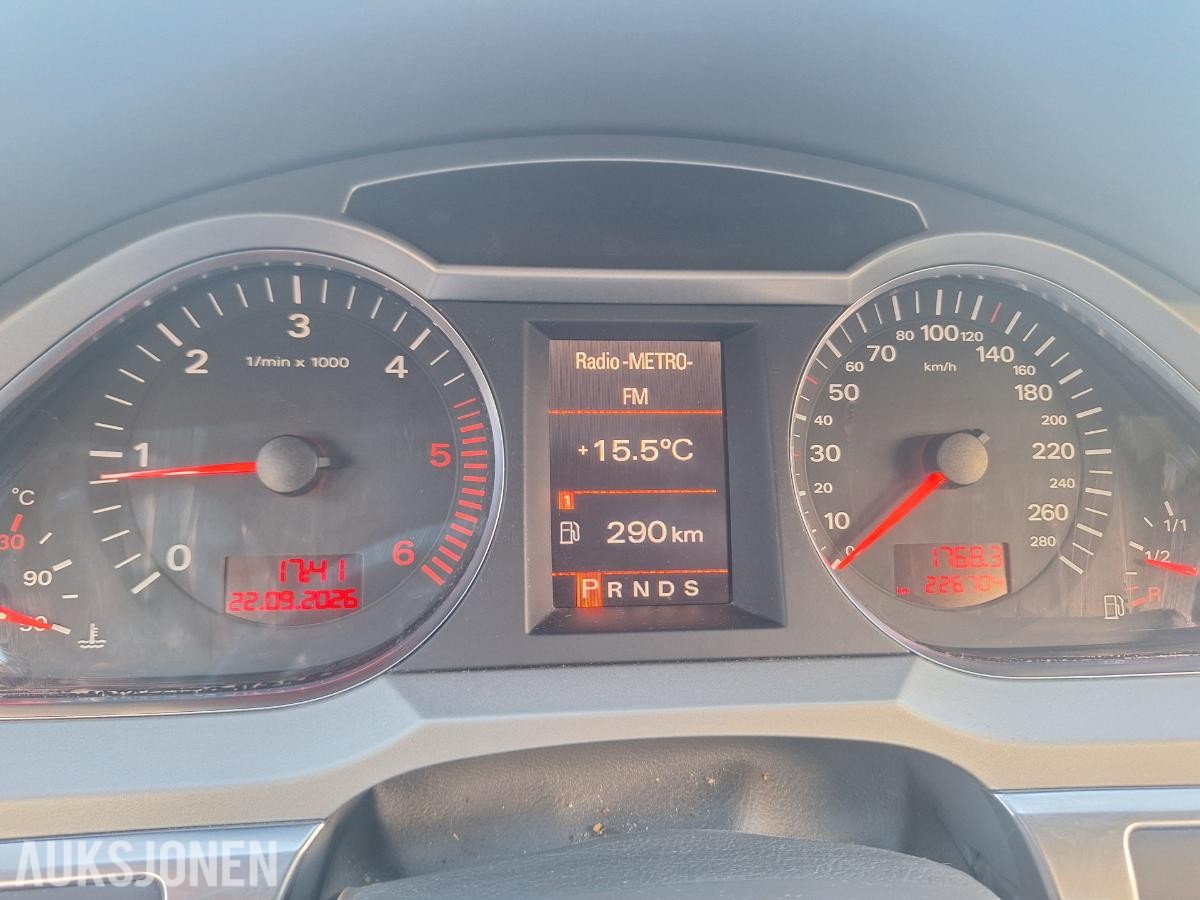 2008 Audi A6 3.0 TDI 232HK QUATTRO AUTOMAT CRUISEKONTROLL KUPEVARMER