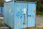 1992 Innredet 10 fots lagercontainer / verkstedcontainer med arbeidsbenk og reol