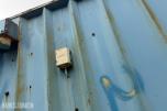 1992 Innredet 10 fots lagercontainer / verkstedcontainer med arbeidsbenk og reol