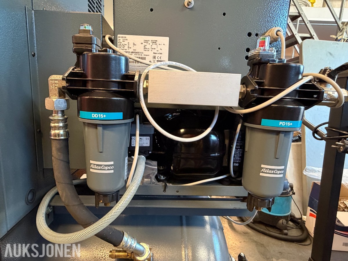 Atlas Copco LZ 7–10 FF 500 komplett trykkluftanlegg 2024 Modell