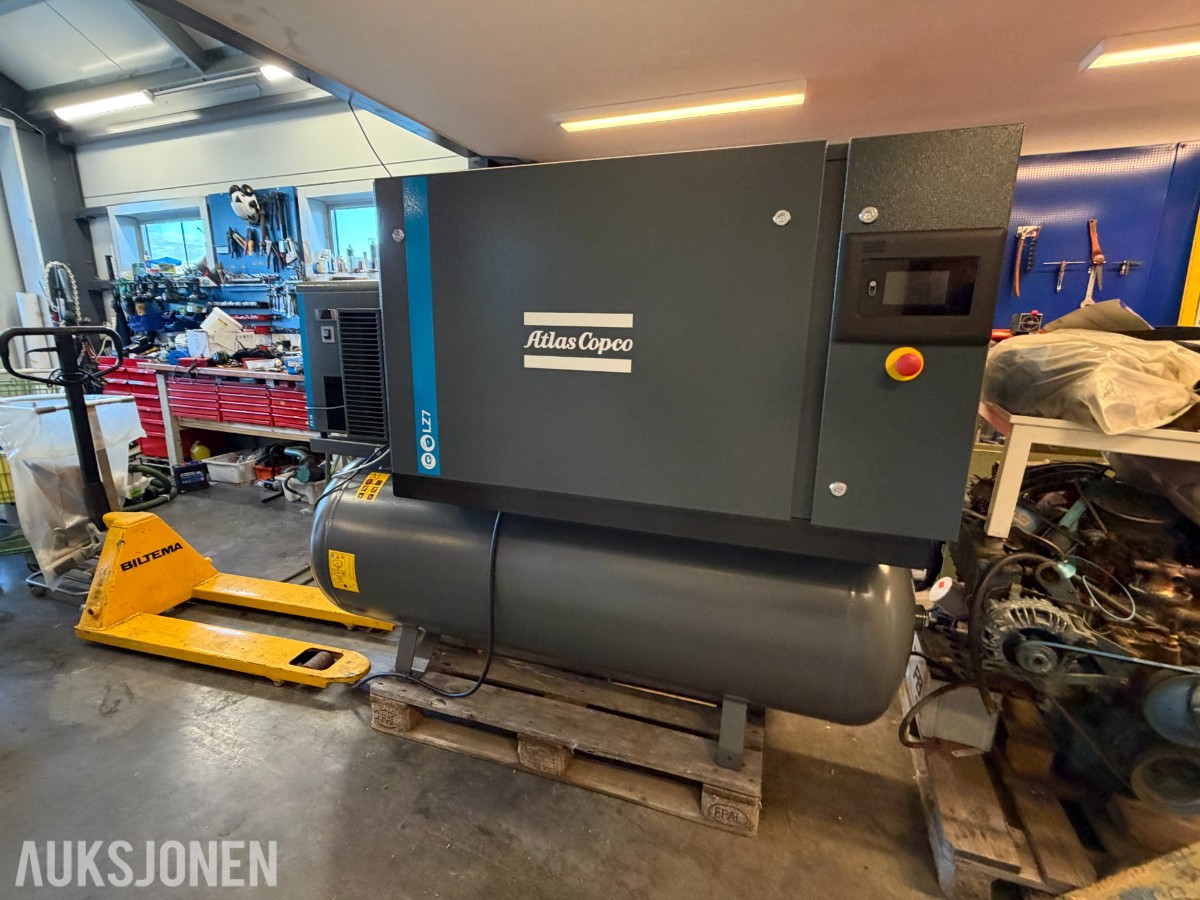 Atlas Copco LZ 7–10 FF 500 komplett trykkluftanlegg 2024 Modell
