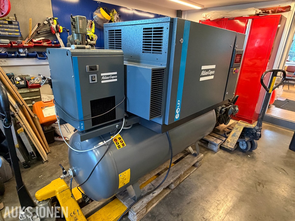 Atlas Copco LZ 7–10 FF 500 komplett trykkluftanlegg 2024 Modell