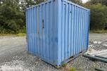1996 Innredet 10 fots lagercontainer / verkstedcontainer med arbeidsbenk og reol