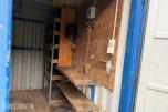 1996 Innredet 10 fots lagercontainer / verkstedcontainer med arbeidsbenk og reol