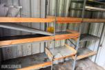 1996 Innredet 10 fots lagercontainer / verkstedcontainer med arbeidsbenk og reol