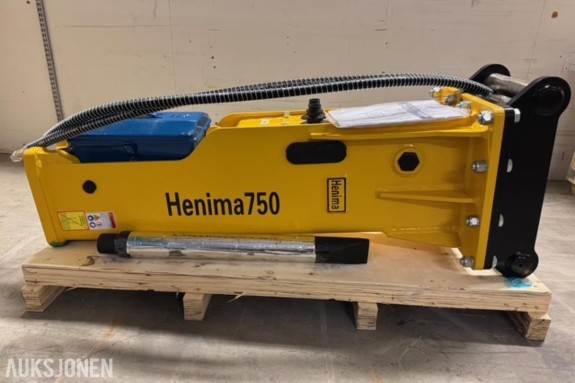 NY HENIMA PIGGHAMMER TIL 6-9 TONNS GRAVEMASKIN S50 M/GARANTI ****INGEN MINSTEPRIS****