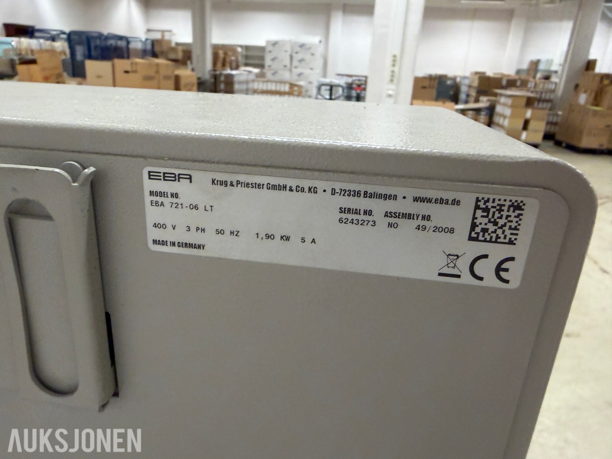 2008 EBA 721-06 LT profesjonell papirkutter / skjæremaskin